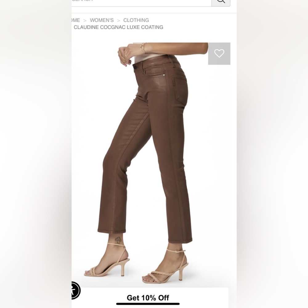 NWT Paige Claudine coated 24 jeans! STUNNING